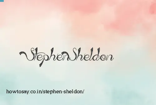 Stephen Sheldon