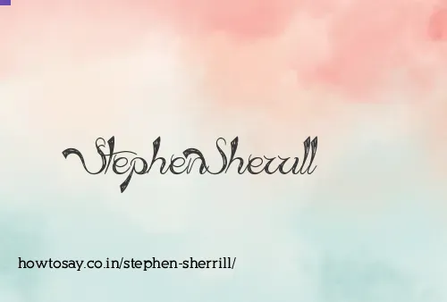 Stephen Sherrill