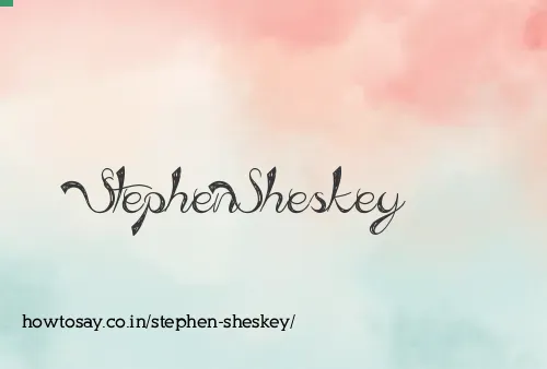 Stephen Sheskey