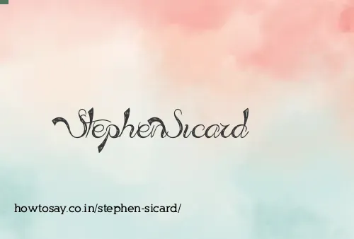 Stephen Sicard
