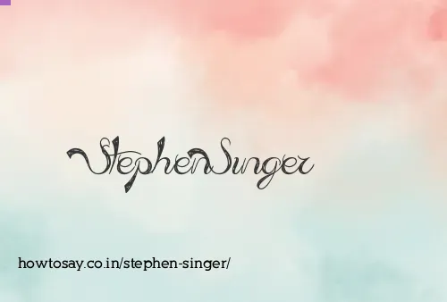 Stephen Singer