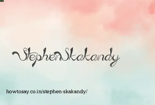 Stephen Skakandy