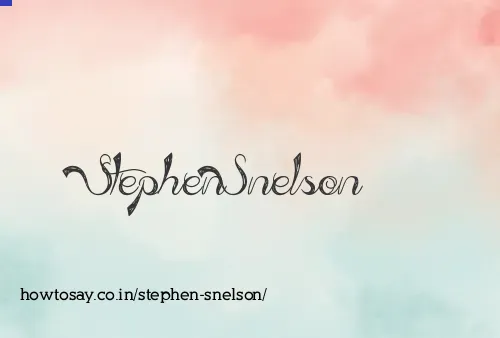 Stephen Snelson