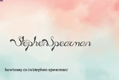 Stephen Spearman