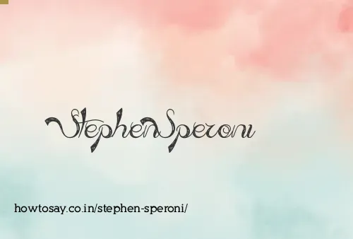 Stephen Speroni