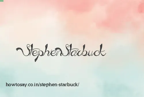 Stephen Starbuck