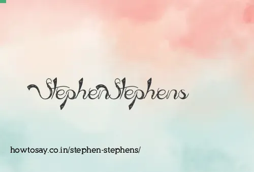 Stephen Stephens