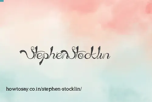 Stephen Stocklin