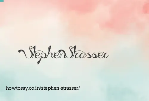 Stephen Strasser