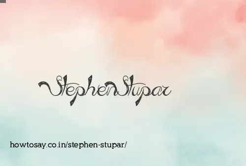 Stephen Stupar