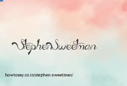 Stephen Sweetman