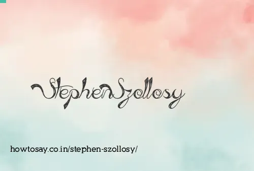 Stephen Szollosy