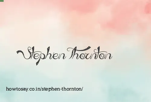 Stephen Thornton