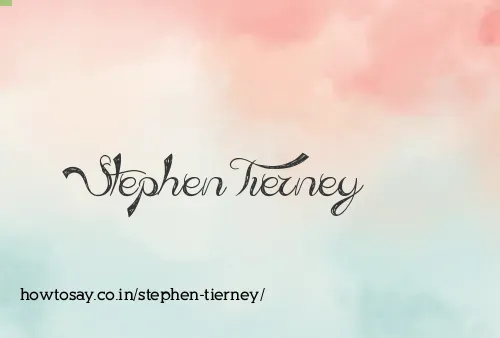 Stephen Tierney