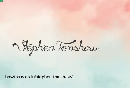 Stephen Tomshaw