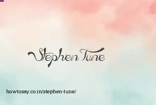 Stephen Tune
