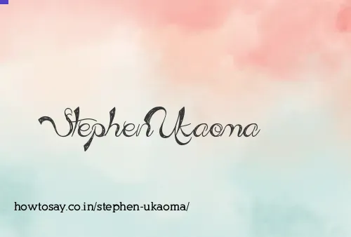 Stephen Ukaoma