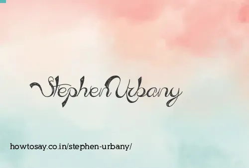 Stephen Urbany