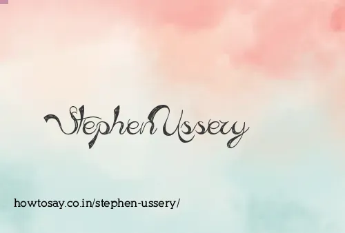 Stephen Ussery