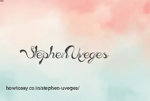 Stephen Uveges