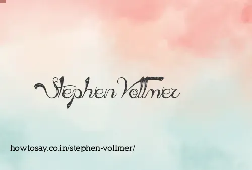Stephen Vollmer