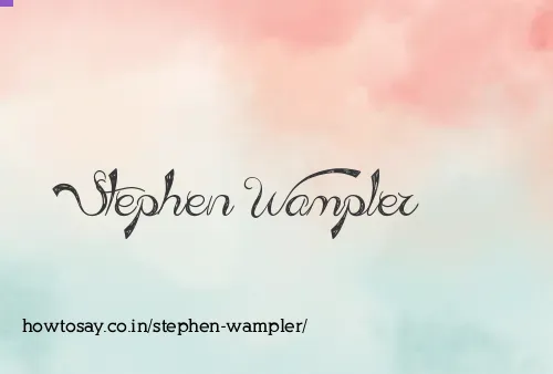 Stephen Wampler