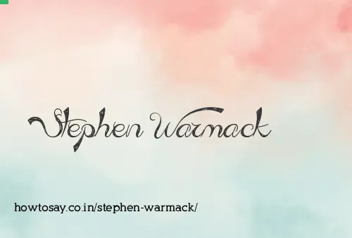 Stephen Warmack