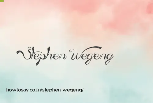 Stephen Wegeng