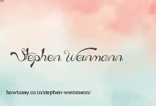 Stephen Weinmann