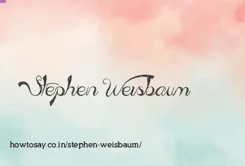 Stephen Weisbaum