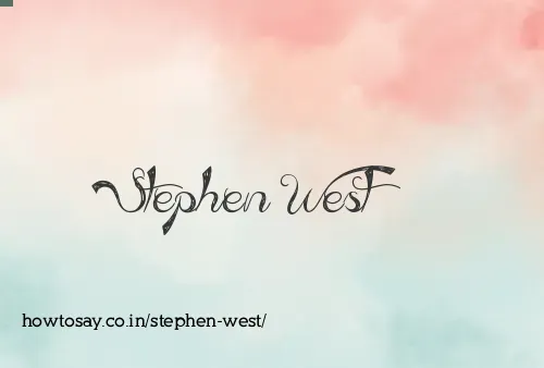Stephen West