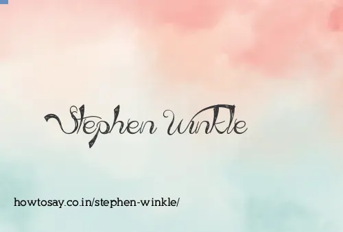 Stephen Winkle