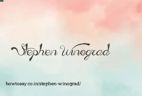 Stephen Winograd