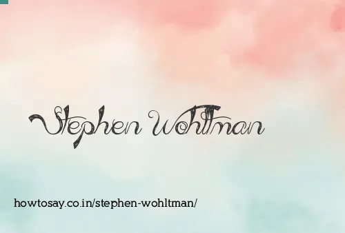 Stephen Wohltman