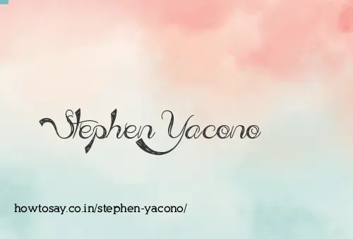 Stephen Yacono