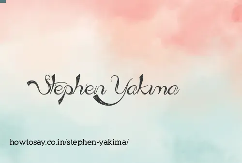 Stephen Yakima