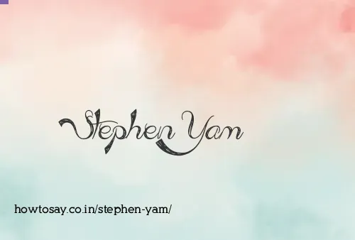 Stephen Yam