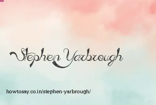 Stephen Yarbrough