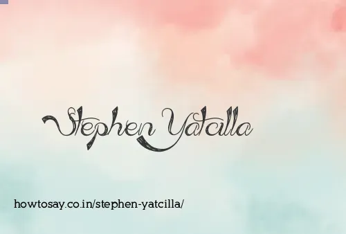 Stephen Yatcilla