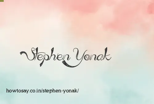 Stephen Yonak