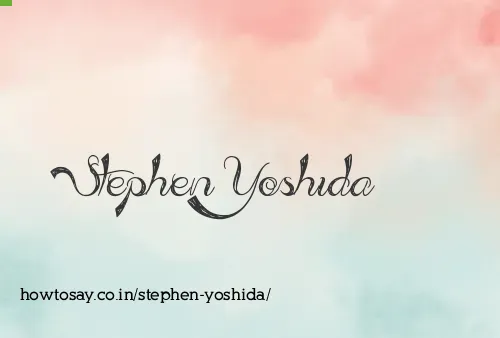 Stephen Yoshida