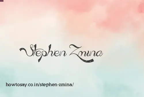Stephen Zmina