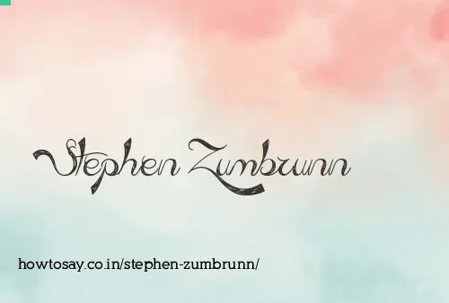 Stephen Zumbrunn