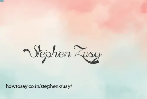 Stephen Zusy