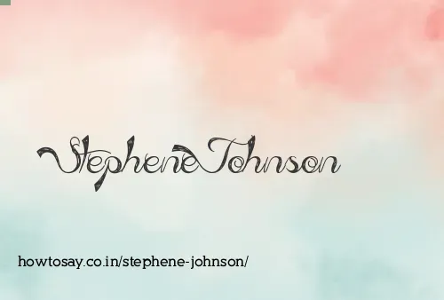 Stephene Johnson
