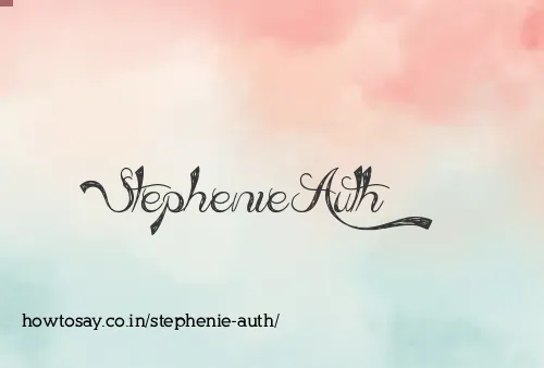 Stephenie Auth