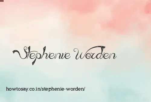 Stephenie Worden