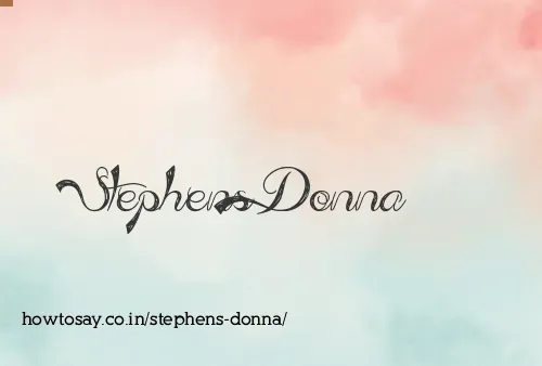 Stephens Donna