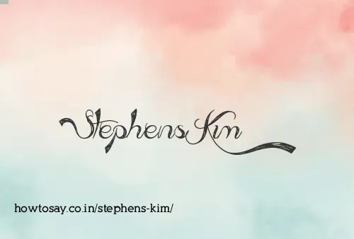 Stephens Kim