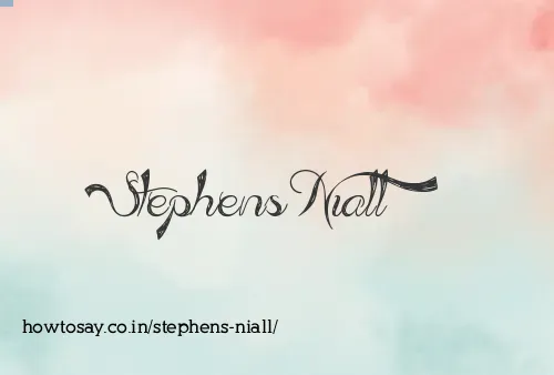 Stephens Niall